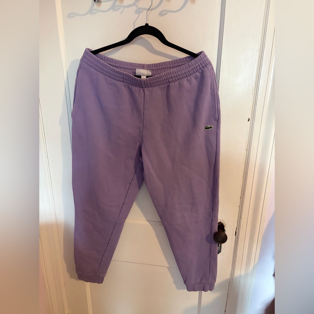 Lacoste Men’s Lilac Jogger Sweatpants